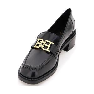 Woman’s shoes bally loafer size 10–40 black logo ellyane